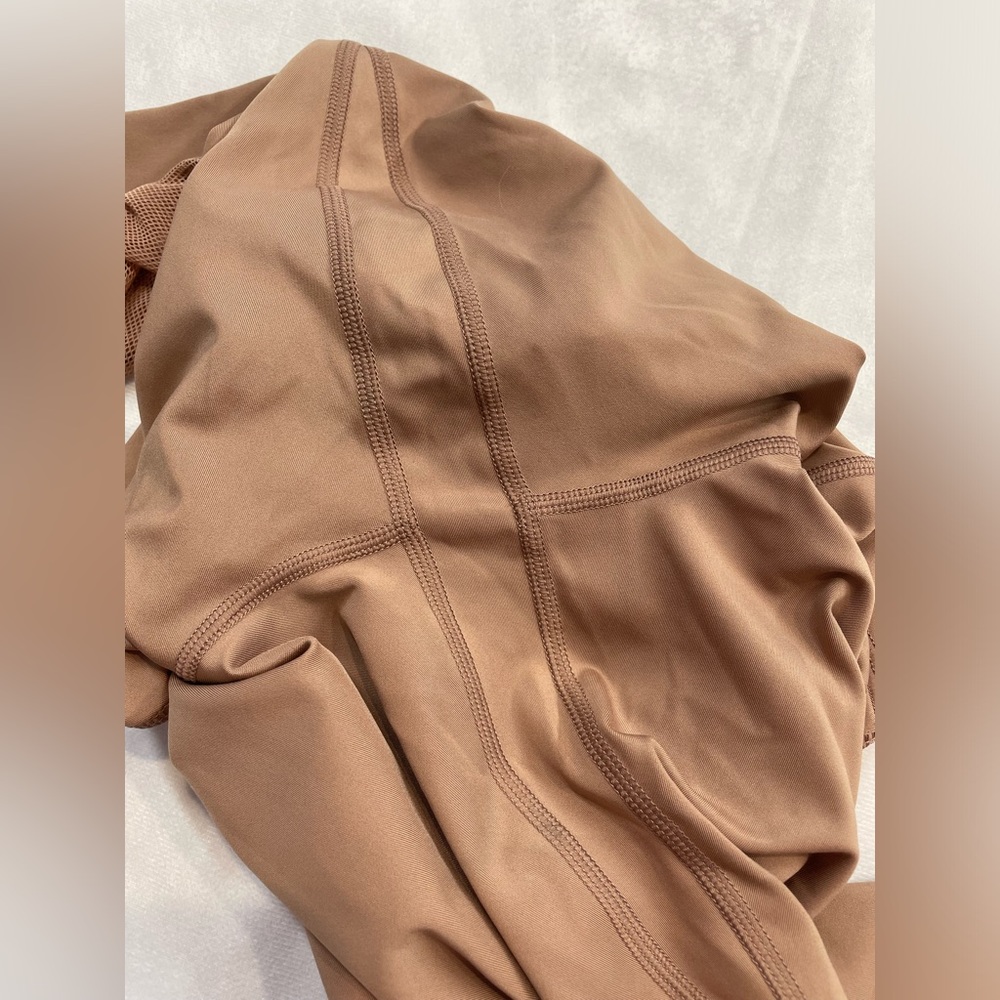 NIKE Speed Icon Clash in Desert Dust 7/8 Running Legging Women's Size M - Picture 15 of 16